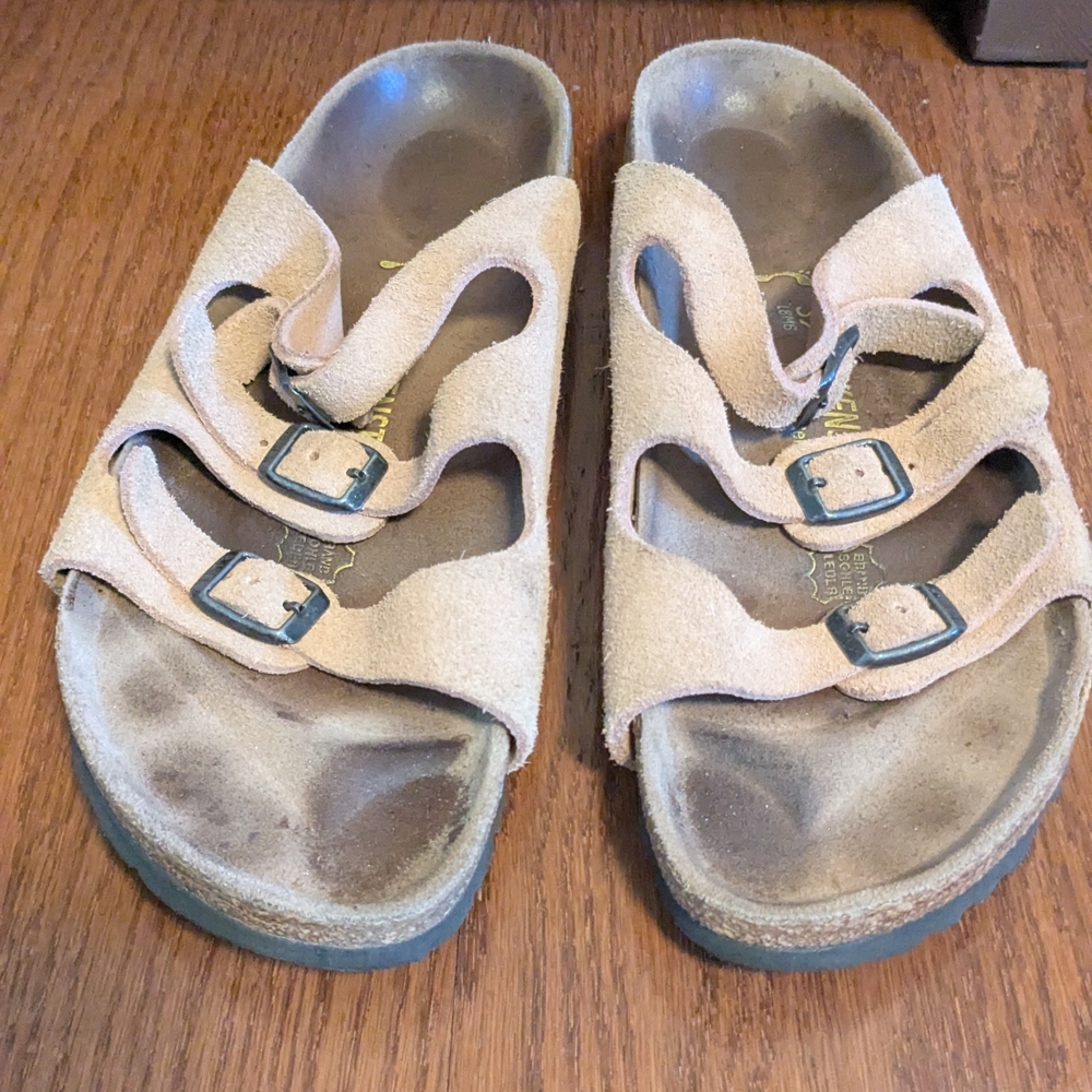 Birkenstock Florida Peach/Beige Sandals
